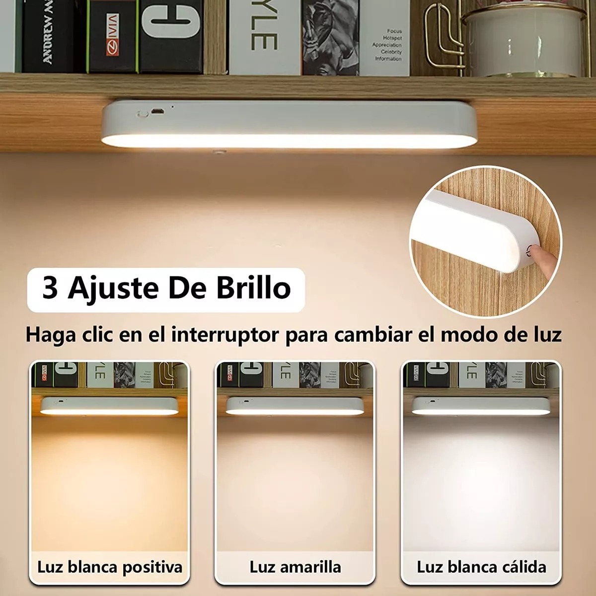 Miniatura 3 de Barra Led Magnetica Recargable